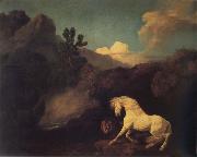 A Horse Frightened by a Lion George Stubbs